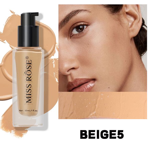 Make-up, lang anhaltende, wasserfeste, nicht verschmierende flüssige Grundierung, leicht, natürlich, klar, schweißfest, ölkontrollierend, Concealer-Grundlage_voghion.com