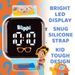 Blippi LED Watch Interactive Teaching Tool With Fun LED Lights Durable Blue Strap Educational Screen Time_voghion.com