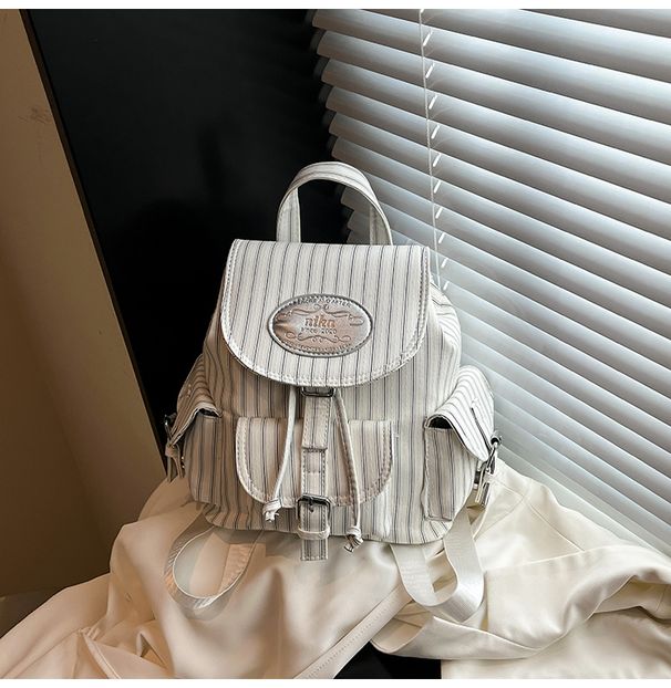 Cross-border Korean Version Backpack Women's 2025 New Fashion College Style Backpack Versatile Large Leisure Travel Bag_voghion.com