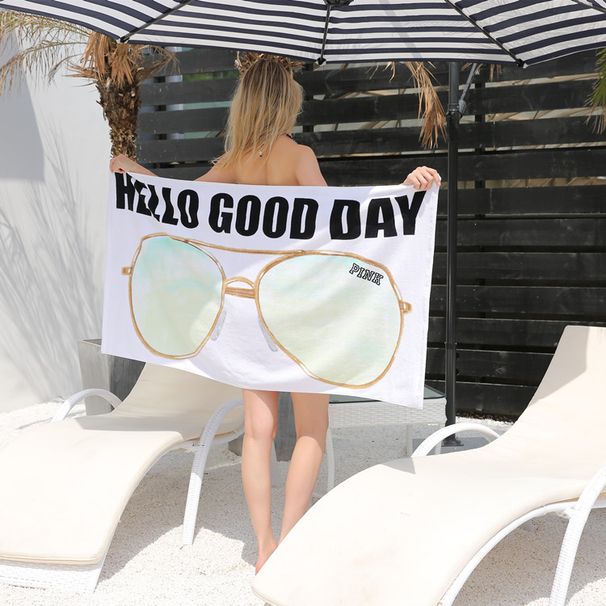 Asciugamano da bagno rosa con stampa di cocco per adulti, per il bagno, per la spiaggia, in puro cotone_voghion.com