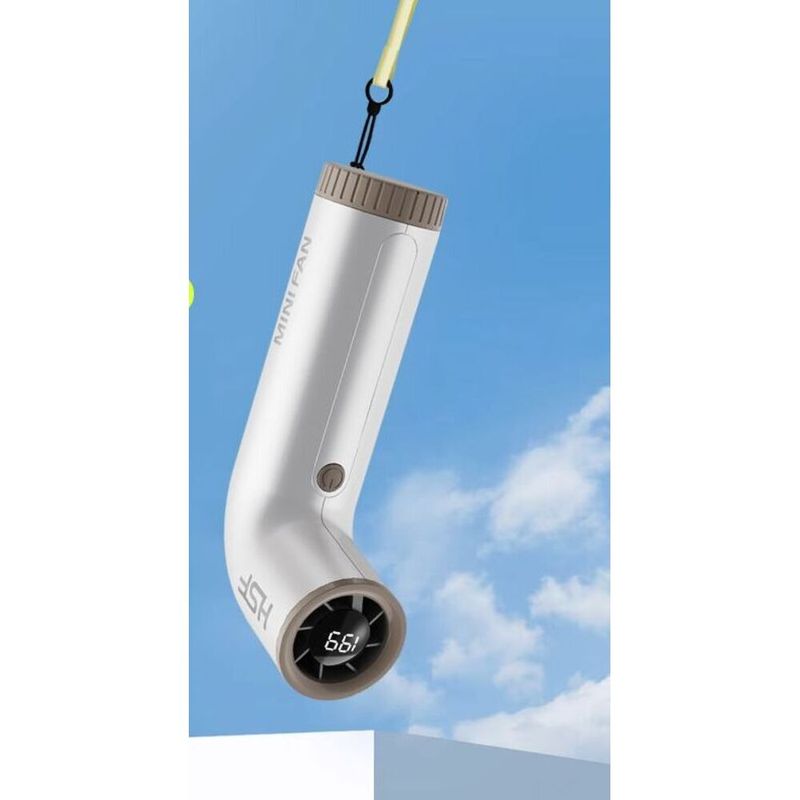 High-Speed Turbo Handheld Portable Neck-Hanging Office Desktop Dormitory Outdoor Mini Summer Fan_voghion.com