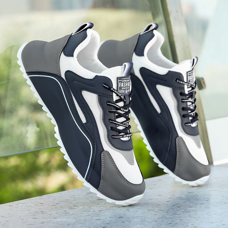 Nuevos zapatos para hombre, moda de cuatro estaciones, suela blanda, pequeños zapatos blancos._voghion.com