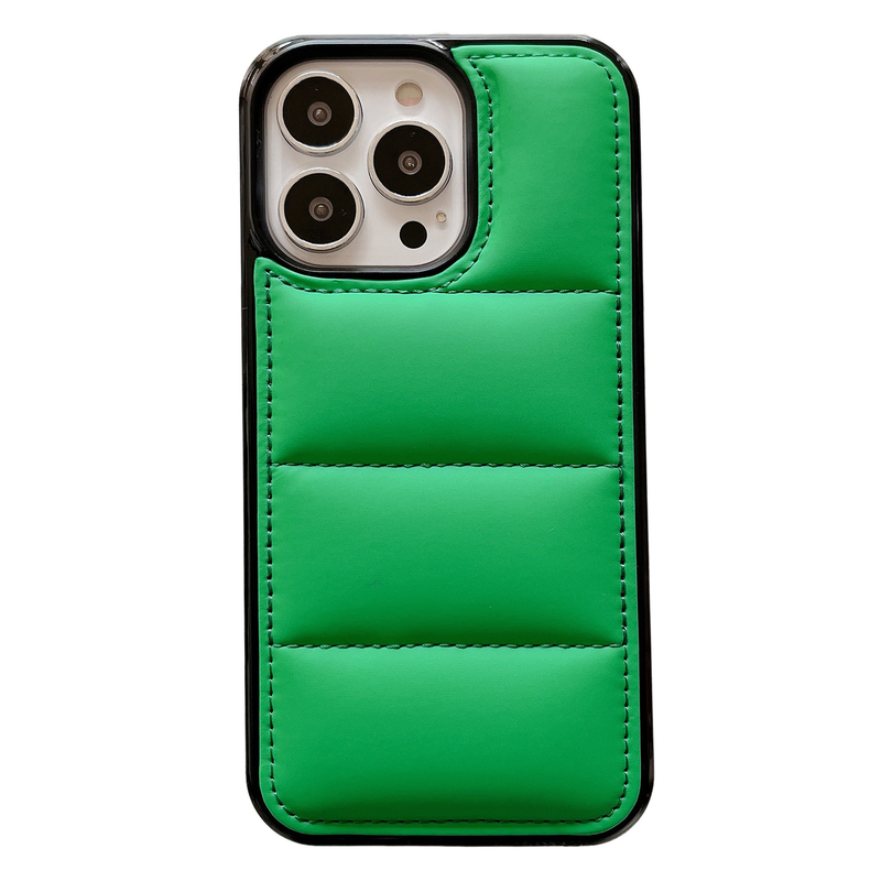 New Year mobile phone case solid color cotton filled down jacket_voghion.com