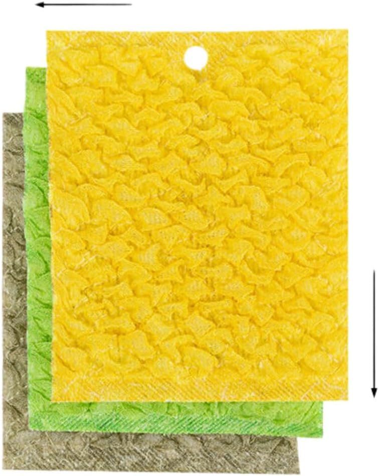 Juego de 3 paños de cocina con certificación ecológica de la UE: quitagrasas y aceite ultraabsorbentes y sin pelusa._voghion.com