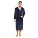 Herrenbekleidung Revers einfarbig Bademantel Home Bademantel lange Home Kleidung Herren Kapuzen Nachthemd_voghion.com