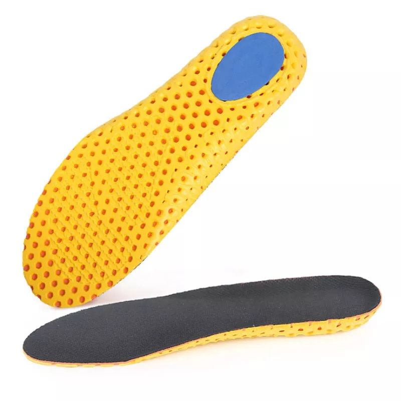 Elastiske stødabsorberende indlægssåler Åndbar Honeycomb Sneaker Indsatser Sports Memory Foam Sko Indersål Unisex_voghion.com