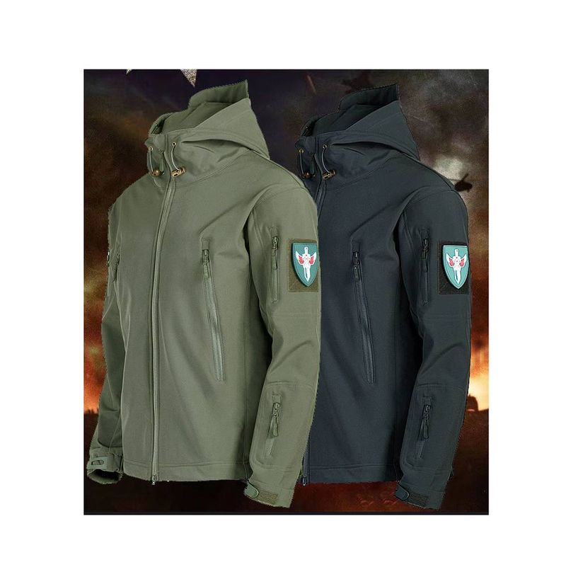 Factory Stock Outdoor Punching Suit Suit Men Winter Warm Padded Soft Shell Clothing Pants Windproof Ski Mountaineering Clothing_voghion.com