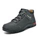 6658 Microfiber Men's Martin Boots Chelsea Range Grey, Choose Size And Tell Seller_voghion.com