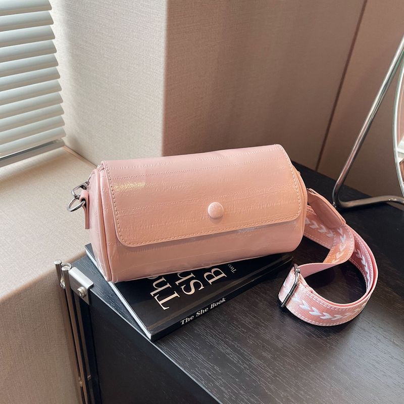 Borsa da donna di alta qualità, borsa a tracolla a banda larga alla moda e versatile di nicchia 2024, borsa cilindrica_voghion.com