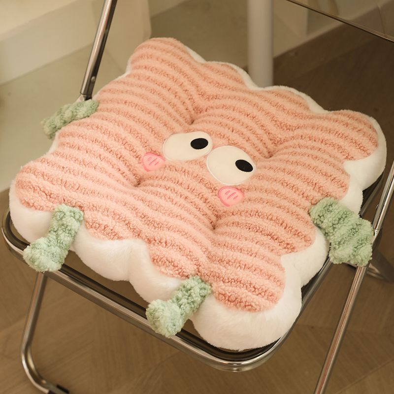 Almofada para cadeira de escritório, assento longo e espesso para sala de aula, almofada para cadeira, almofada para estudante_voghion.com