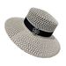 Hat Women's Spring And Summer Top Hat Seaside Sunscreen Beach Hat Vacation Leisure Hollow Flat Top Straw Hat_voghion.com