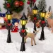 4 Teile/satz Weihnachten Mini Straße Licht Modelle Puppenhaus Straßenlaterne Micro-Landschaft Fee Garten Zubehör_voghion.com
