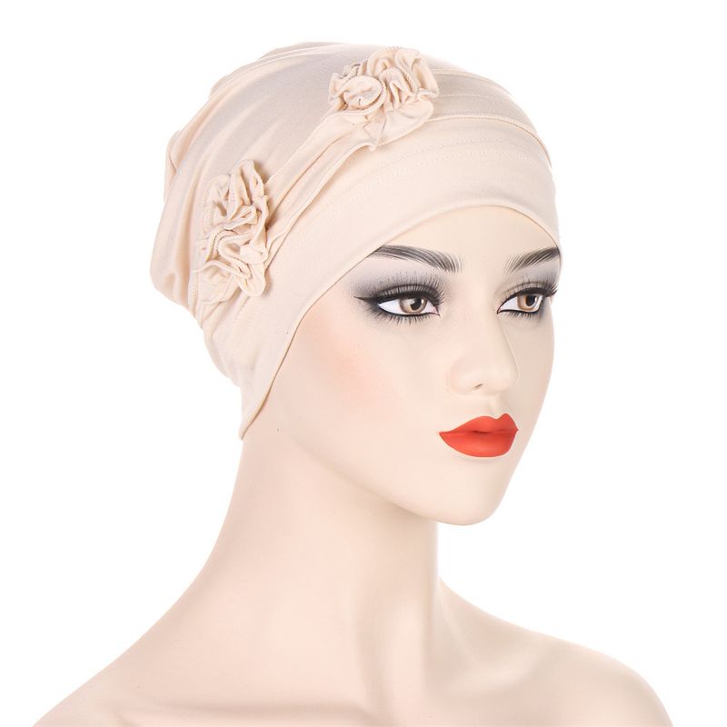 ny flerfärgad tallrik blomma hatt två tallrik blomma huvudduk hatt muslimshatt i lager_voghion.com