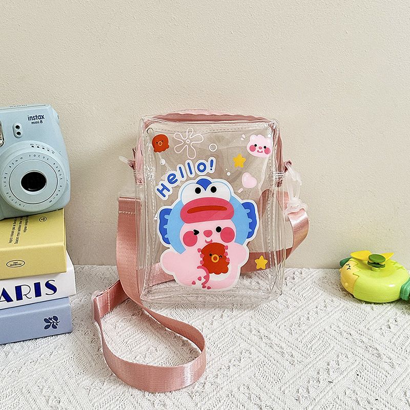 Borsa a tracolla trasparente in gelatina, elegante e carina, per telefono cellulare, modello Mini Niche di alta qualità, per l'estate 2025._voghion.com