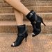 Lace Up Cool Boots For Women In Summer 2025, Hollow Out Short Boots, Slim High Heels, Dancing Shoes, Oversized Open Toed_voghion.com
