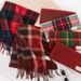 Autumn red Christmas plaid women with a high-end atmosphere, imitating cashmere for winter warmth, scarf and shawl_voghion.com