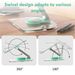 Transparent Rotating Acrylic Plate Desktop Mobile Phone Tablet Universal Live Folding Adjustable Computer Support Stand_voghion.com