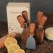 Set di coltelli da formaggio in acciaio inossidabile con supporto in legno di acacia e utensili da cucina in regalo_voghion.com