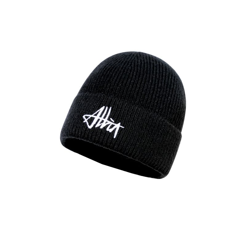 New autumn and winter knitted hat big head wrap head cold hat warm men's woolen hat Applicable age: 15-40 years old_voghion.com