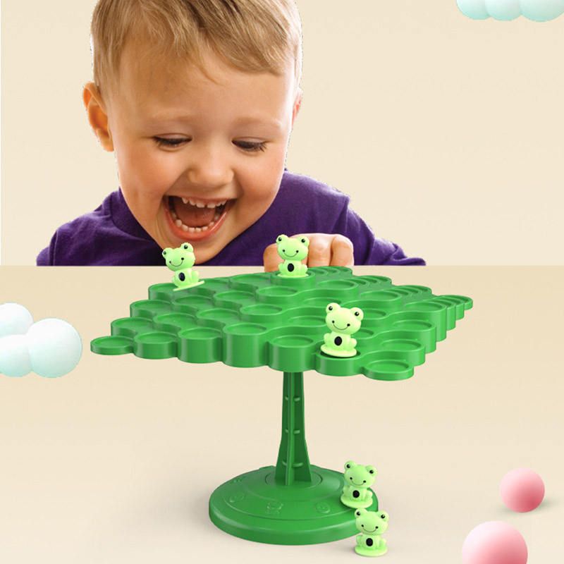 Gra planszowa „Astronauta Żaba” Zabawki edukacyjne dla dzieci „Drzewo równowagi” Interakcja rodzic-dziecko Piłka „Drzewo równowagi” Zabawki_voghion.com