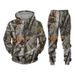 Autunno e inverno Maple Leaf Camo 3D Zipper Sportswear Pesca all'aperto Caccia da campeggio Set da strada unisex_voghion.com
