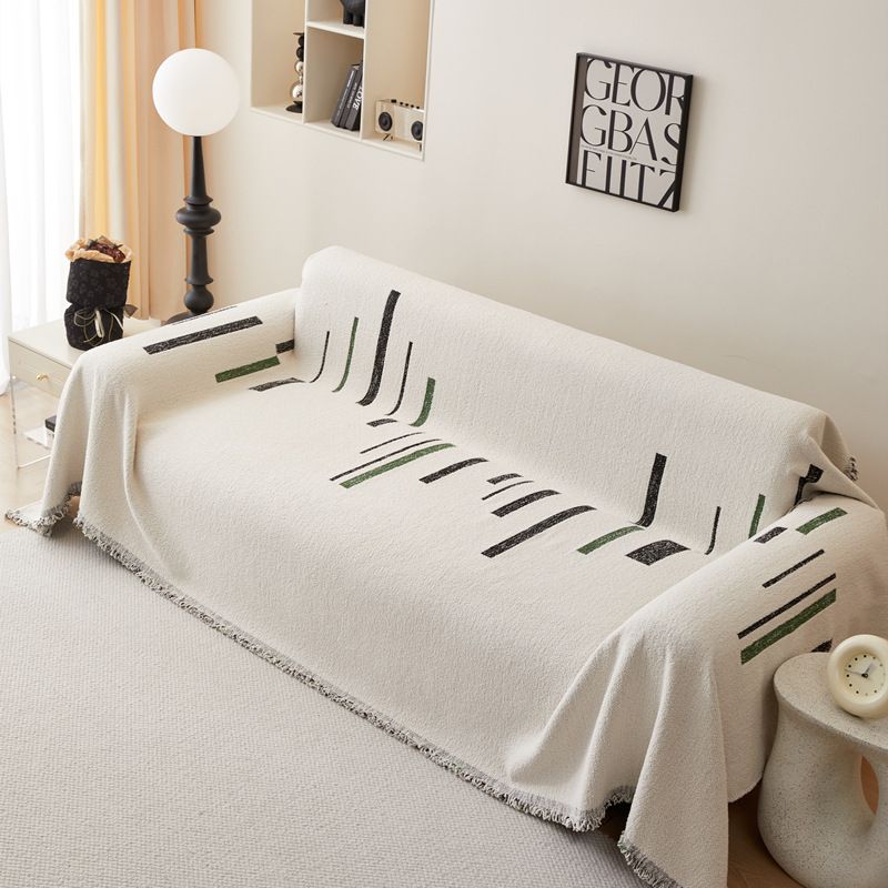 Copridivano invernale in peluche - Coperta in pile spesso e copridivano (copertura completa in un unico pezzo, ultra caldo, antiscivolo, lavabile in lavatrice)_voghion.com