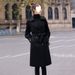 Women's Clothing Trench Coat Long Sleeve A-Line Overcoat With Notched Lapel For Autumn Spring (Khaki, Black, Brown)_voghion.com