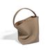 Borsa a secchiello in pelle di mucca da donna, grande capacità, stile pigro, a tracolla, sotto le ascelle, grande borsa 2024, nuova borsa casual tote_voghion.com