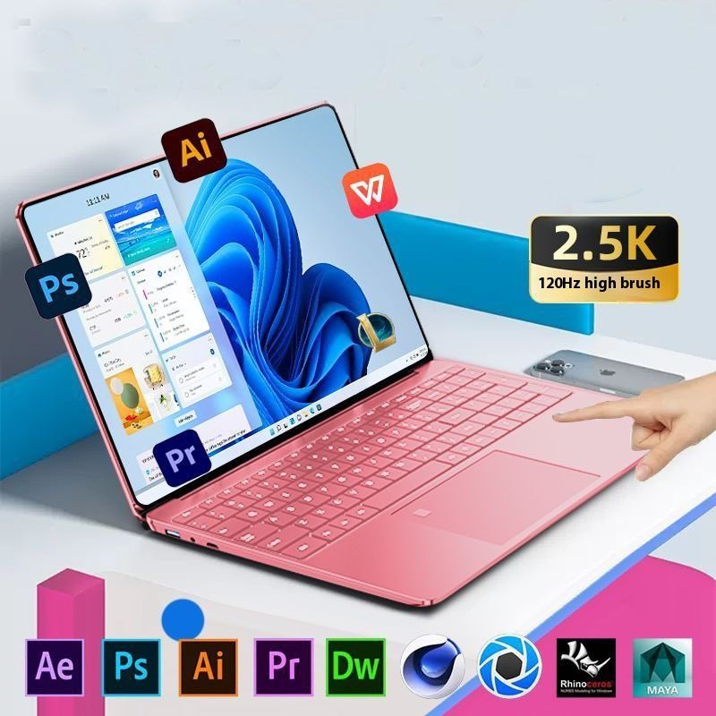 Curs online de înaltă configurație pentru laptop, birou pentru studenți de 16 inchi, internet, divertisment, carte de jocuri portabile King Of_voghion.com