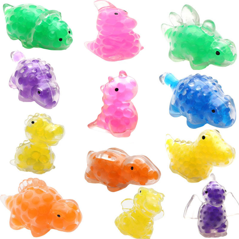 ToysMall 2Pcs Decompression Toy Dinosaur Shape High Elasticity Relieve Stress No Odor Fast Rebound Kids Stress-relief Kids Toy_voghion.com