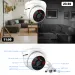 Caméra WiFi 64 Go HD 1080P Caméra IP Wi Fi Surveillance vidéo intérieure Caméra de sécurité à domicile Wi-Fi sans fil 2,8 mm Dôme Camara CamHi Cam_voghion.com
