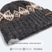 Fleece-Lined Knitted For Men Fair Isle Knit Head Wrap Black Cold Autumn Winter Men's Wool Hat_voghion.com