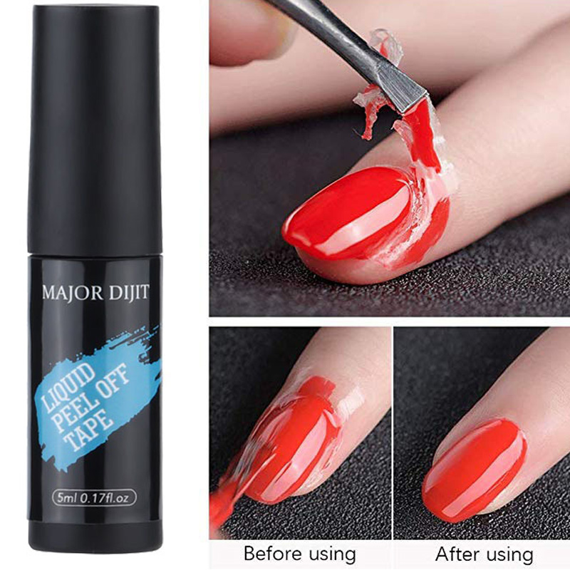 Nail Anti-overflow 5ml Glue Moisturizing Latex Nail Skin Removal Tape Nail Polish Anti-overflow Edge Prote_voghion.com