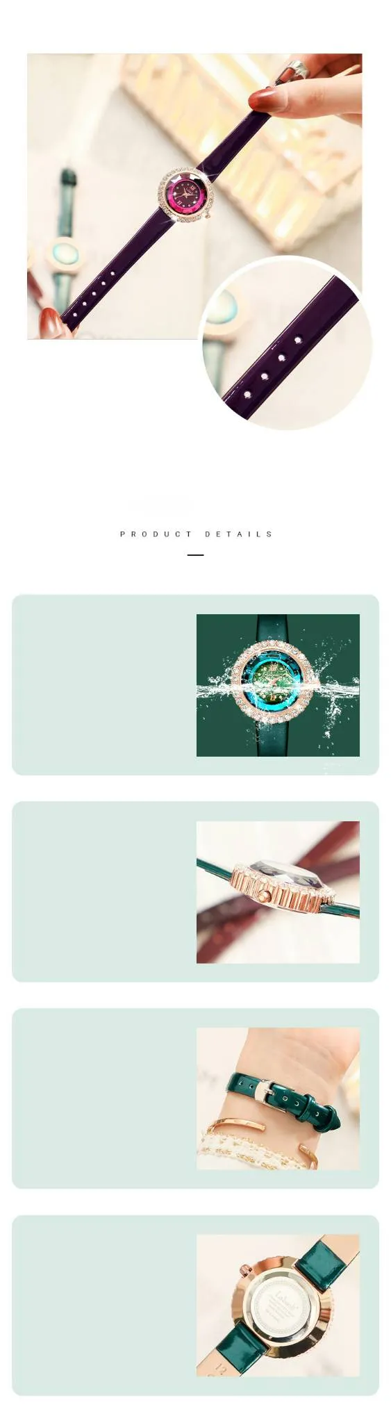 Women's Luxury Rhinestone Quartz Watch Ladies Fashion Leather Strap Analog Party Dress Wrist Watch Waterproof_voghion.com