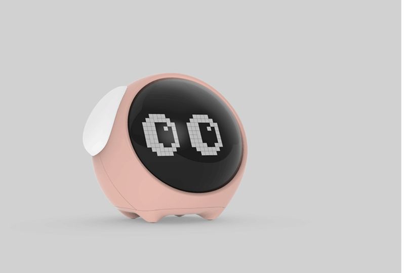 Despertador Emoji Multifuncional Despertador Eletrônico Relógio de Luz Noturna Estudante Casa Despertador Criativo_voghion.com