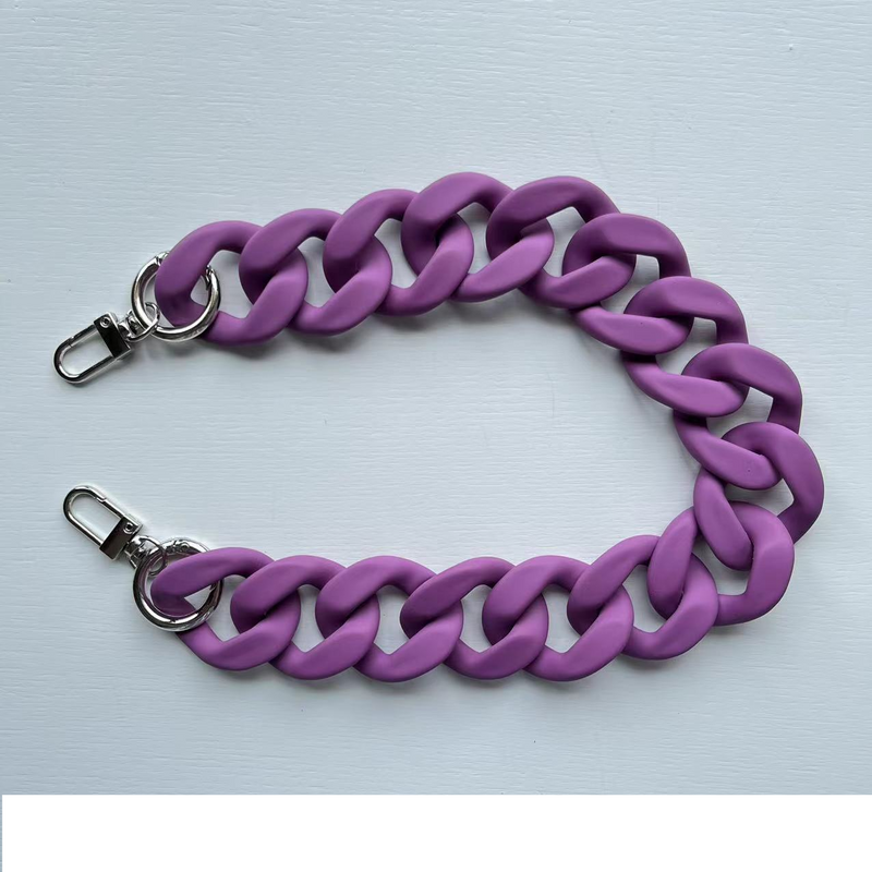 Hand Paint Acrylic Chain Bag Strap Chain Cross-border New Cloud Bag Chain_voghion.com