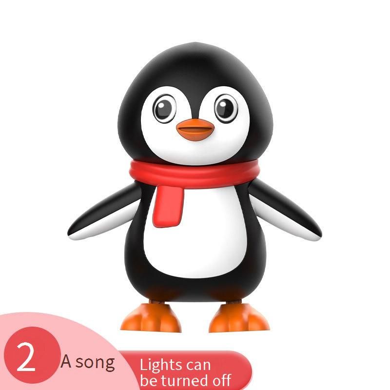 Interaktives tanzendes Pinguin-Spielzeug mit LED-Lichtern und Musik – Frühlernspielzeug für Babys zur sensorischen Entwicklung_voghion.com