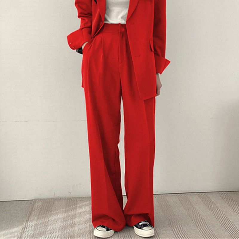 Abbigliamento da donna Giacca da abito rosa Nuovo abito piccolo elegante in stile coreano primaverile e autunnale per le donne con design di nicchia_voghion.com