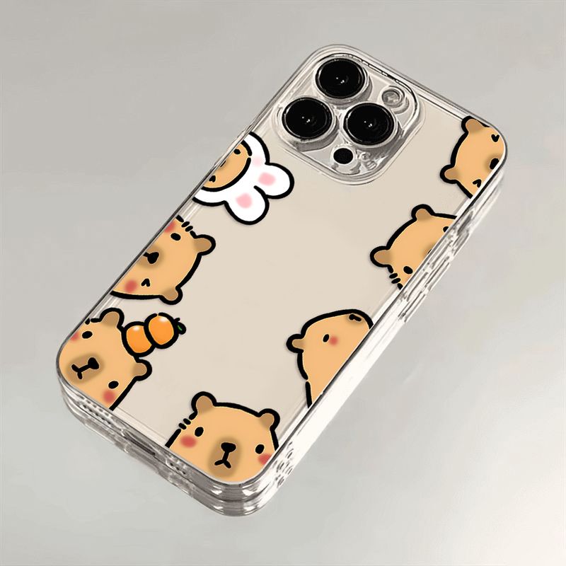 Pouzdro na telefon Funny Animal Cute Capybara pro OPPO A60 A57 A38 A79 A58 A98 A5 F9 F11 A94 A92 A76 A74 A73 A54 A53 A31 A15 2020 Pro 5G_voghion.com
