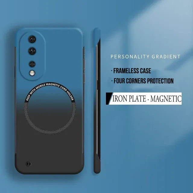 Carcasă de telefon rigidă PC, fără ramă, cu gradient de culoare, pentru Huawei Honor 50 SE 70 90 100 Pro, cu încărcare wireless magnetică, mată și subțire_voghion.com