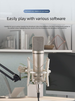 U87 Condenser 48V Large Diaphragm High Quality Internet Celebrity Live Streaming Singing Karaoke Dedicated External_voghion.com