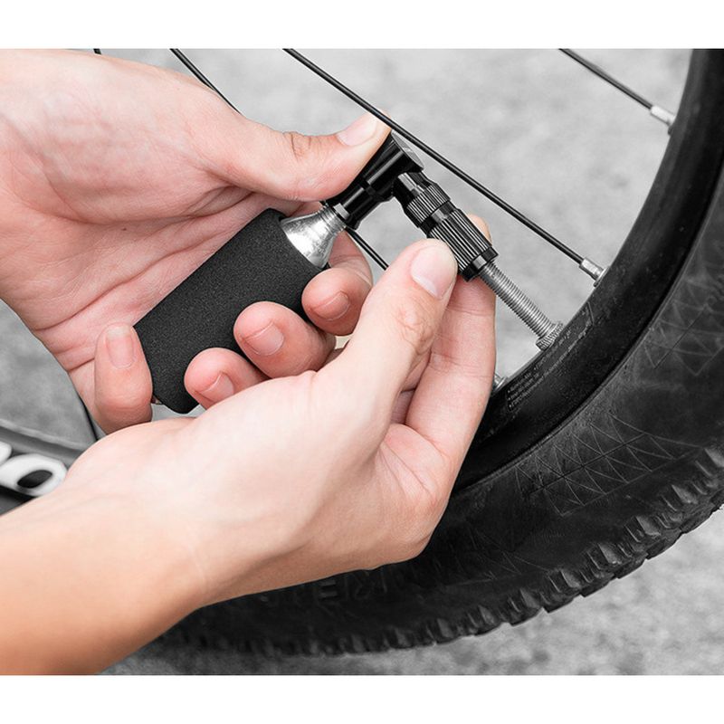 CO2 quick inflation repair tire gas cylinder, American nozzle aluminum alloy adapter pressure valve_voghion.com