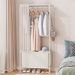 Foldable Wardrobe Closet – Single/Double Row Metal Frame With Storage Bags & Door Curtain (Modern Minimalist, Easy Assembly, Space-Saving)_voghion.com