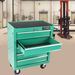 5 Drawer Tool Chest, Tool Storage Cabinet For Garage Storage With 4 Wheels And Locking System, GREEN_voghion.com