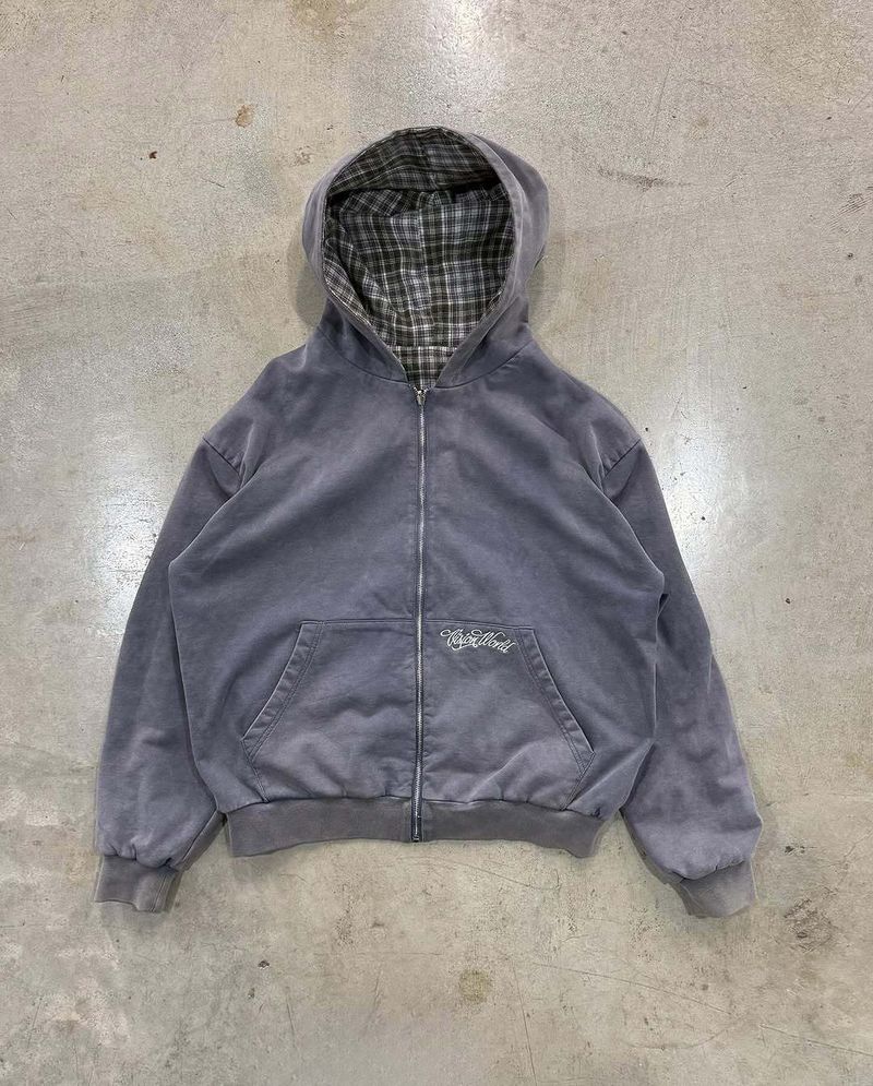​​"Herren-Kapuzenpullover mit lockerer Passform und Karomuster - Doppelseitige, lässige Strickjacke für Herbst und Winter - Schwarz/Grau/Weiß (S-4XL)"​​_voghion.com
