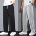 Herrenbekleidung Gerade Sporthose Herren Lockere Sommerhose Drapierte Jogginghose Dünne Hose mit weitem Bein Herren Schnelltrocknende vielseitige Freizeithose für Herren_voghion.com