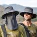 Multi functional sunshade fisherman hat, summer outdoor sunshade fisherman hat, detachable fishing breathable sun hat, women's face covering hat_voghion.com