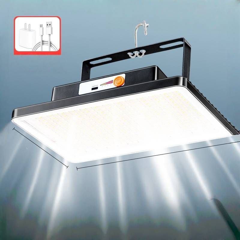 Rechargeable LED Work Light - Ultra Bright 5000LM For Outdoor Camping/Night Market/Stall (Waterproof IP65 3 Lighting Modes 10H Runtime)​_voghion.com
