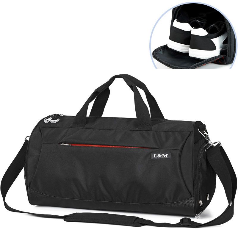 Sac de fitness, sac à bandoulière pour homme, sac de yoga, sac de sport pour femme, sac d'entraînement à main, sac de voyage transfrontalier, sac de séparation sec et humide_voghion.com