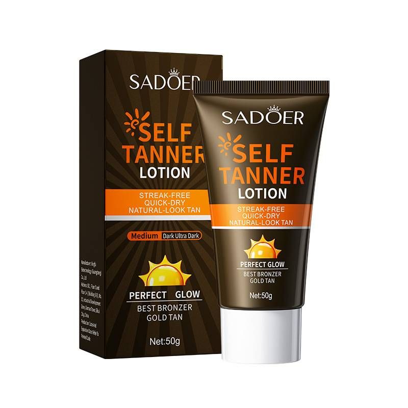 SADOER Self - Tanning Lotion Moisturizing Bronzing Cream Hydrating Body Lotion For Sunless Tanning_voghion.com
